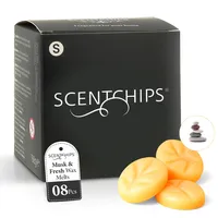 Scentchips® Wachsmelts Naturduft Musk & Fresh Wood – Duftwachs Duftchips – Hausparfum – Geeignet für Duftlampe & Wachsbrenner – 13 Stück