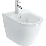 Vitra Integra Wand-Bidet 7042L003-0288 35,5x54cm, Überlauf/Hahnloch mittig, ohne seitliche Löcher, weiß