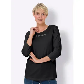Classic Basics »3/4-Arm-Shirt«, 1 Stk., schwarz