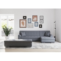 Domo Collection Treviso viele Bezüge, auch in Cord, Schlafsofa, B/T/H: 267/80/83 cm«, grau