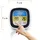 Intirilife Grillthermometer 7 x 7 cm rostfrei weiß