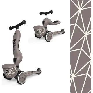 Brown Lines Tretroller - Multicolor - One Size