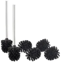 BadeStern WC-Bürste 2er Set Schwarz