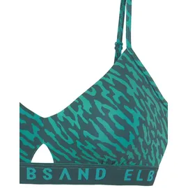 ELBSAND Bustier-Bikini Damen Grün 34 Cup A/B