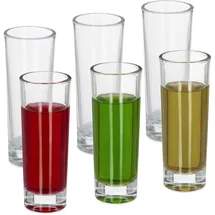 Relaxdays Schnapsgläser Set 6-tlg. 0,06 l