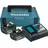Makita Power Source Kit 18 V Li-Ion 2 x 3,0 Ah + DC18RC Ladegerät + Makpac 197952-5