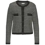 LASCANA Strickjacke Damen schwarz-weiß kariert Gr.32/34