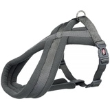 TRIXIE Premium touring harness M: 45-80 cm/25 mm graphite