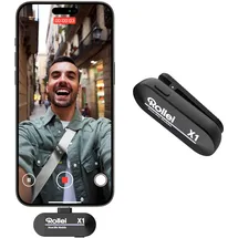 Rollei Hear:Me Mobile Lavalier Mikrofon Kabellos, Ansteckmikrofon USB C für iPhone 15/16/Andriod Typ-C Geräte, Professionelle Mikrofon