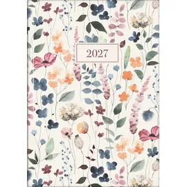 Baier & Schneider rido/idé 7028507027 Buchkalender Premium Young Line 2027 "Watercolor" A5, Papier