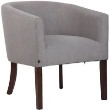 CLP Sessel Nemea Stoff grau/antik