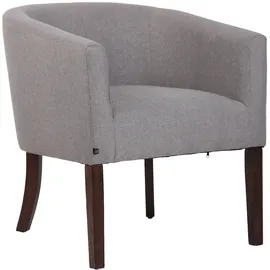 CLP Sessel Nemea Stoff grau/antik