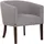 CLP Sessel Nemea Stoff grau/antik