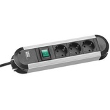 Bachmann Primo, 3-fach, Schalter, 1.7m, schwarz/silber (330.070)