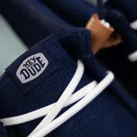 HEYDUDE Wally Craft Linen Herren Navy 42