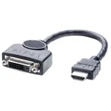 Lindy 41227 HDMI Stecker DVI-D Buchse Adapterkabel 0.2m