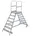Aluminium-Podestleiter 7 50207