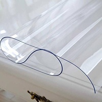 ERTEX 1A Qualität Glasklare Tischfolie Tischschutz Schutzfolie Transparent 2,5 mm geeignet für den Kontakt mit Lebensmitteln (100 x 220 cm)