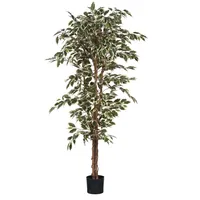 Mica decorations Ficus - Kunstpflanze - Bunt, - H 180 cm