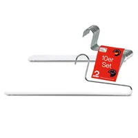 MAWA Design MAWA Hosenbügel, Set mit 10 platzsparenden Kleiderbügel,