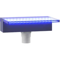 vidaXL Wasserfall Wasserfall-Element mit RGB LEDs Acryl 30 cm