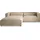 best mobilier Lisa Design Ela Ecksofa links, aus Cordsamt, zeitgenössischer Stil - Beige