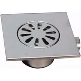 Mert Radiatoren Edelstahl Bodenablauf Duschrinne 15x15 cm