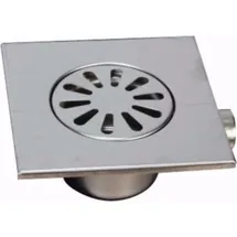 Mert Radiatoren Edelstahl Bodenablauf Duschrinne 15x15 cm