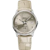 Mido Commander Lady - 35mm M021.207.16.296.00 - champagner satiniert,beige/hellbraun - 35mm