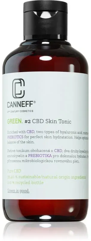 Canneff Green CBD Skin Tonic hydratisierendes Gesichtstonikum 200 ml