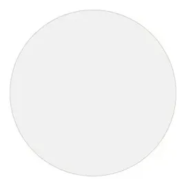 vidaXL Tischfolie Transparent Ø 90 cm 2 mm PVC