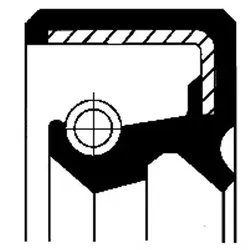 CORTECO Wellendichtring, Schaltgetriebe Verteilergetriebe Schaltgetriebe,Wellendichtring,  für MITSUBISHI HYUNDAI MD723202 19034943B