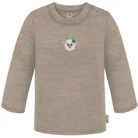 Normani Shirt Taupo beige | grau / anthrazit / weiß 62/68