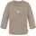 Normani Shirt Taupo beige | grau / anthrazit / weiß 62/68