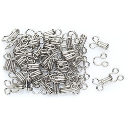 Prym Haken und Augen, Größe: insgesamt 8 x 15 mm, Inhalt: 35 Stück
