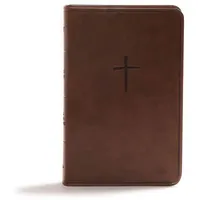 Holman Bibles KJV Compact Bible, Value Edition, Brown Leathertouch