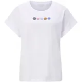 richroyal T-Shirt Shirt Print Weiß XL
