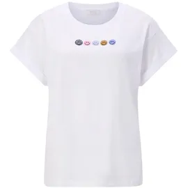 richroyal T-Shirt Shirt Print Weiß XL