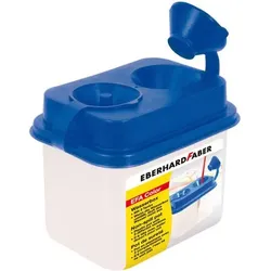 FABER 579900 Pinselwaschbox Wasserbox 2 Näpfchen - blau