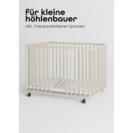 Sämann Laufgitter Sand, Holz, Echtholz,Buche, 100x74x75 cm,