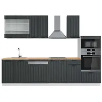 Vicco Küchenzeile Fame-Line 300 cm Eiche weiß