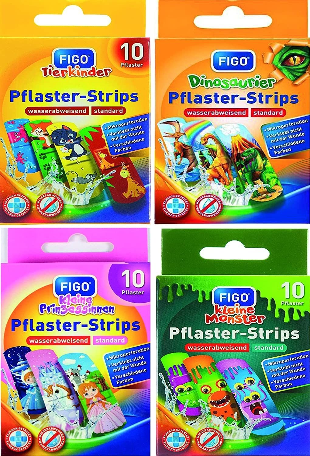 Kinder Pflaster Strips BergMänner Kinderpflaster, Wasserabweisend, Hautfreundlich, Klinisch getestet 1 St