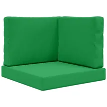 vidaXL Sofakissen für draußen 3 pcs 40 x 40 cm Grün