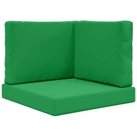 vidaXL Sofakissen für draußen 3 pcs 40 x 40 cm Grün