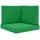 vidaXL Sofakissen für draußen 3 pcs 40 x 40 cm Grün