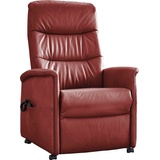 HIMOLLA Relaxsessel »himolla 9051«, in 3 Sitzhöhen, manuell oder elektrisch verstellbar, Aufstehhilfe rot