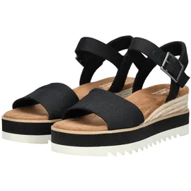TOMS Sandalen Textil Fußbett Bequem Freizeit Uni Schuhe