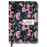 Trötsch Verlag Trötsch Tagebuch mit Zahlenschloss Flowers