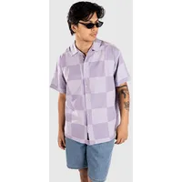 Vans Kessler Checkerboard Woven Hemd purple haze / eveninghaze