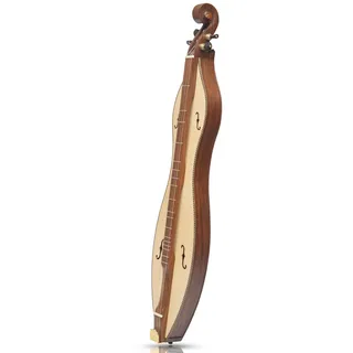 Mountain Hackbrett, 4-saitig, F-Loch, Palisander mit Purfling